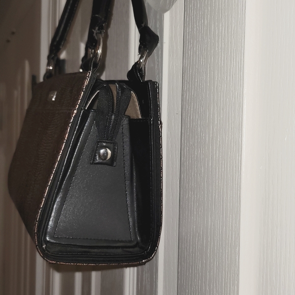 MICHE Snakeskin Embossed Magnetic Shell for the Classic Bag Bronze Black - Picture 2 of 11